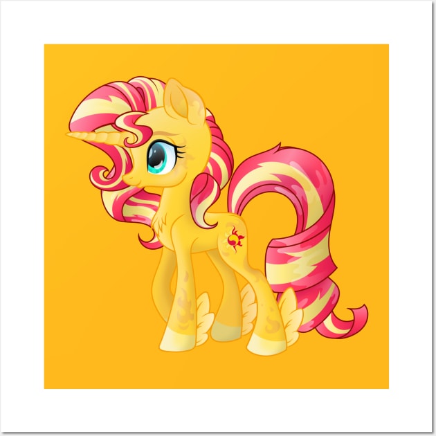 My Little Pony Sunset Shimmer Wall Art by SketchedCrow